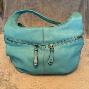 Tignanello Aqua Leather Shoulder Bag